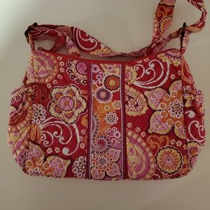 Vera Bradley "On the Go" Purse- Raspberry Fizz